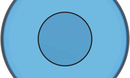 Remo - P7-0314-CT-BU - Powerstroke 77 Colortone batter drumhead, blue, 14"
