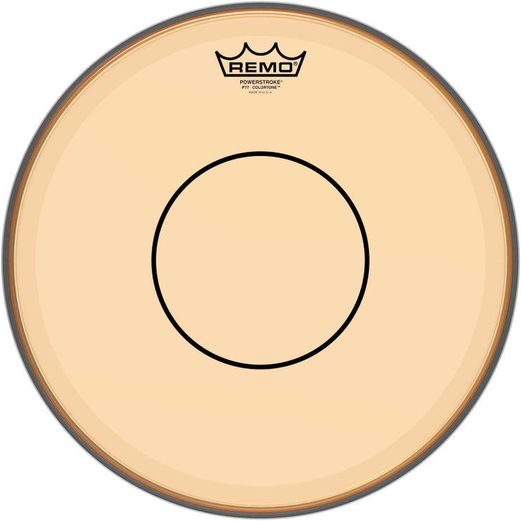 Remo - P7-0314-CT-OG - Powerstroke 77 Colortone batter drumhead, orange, 14"