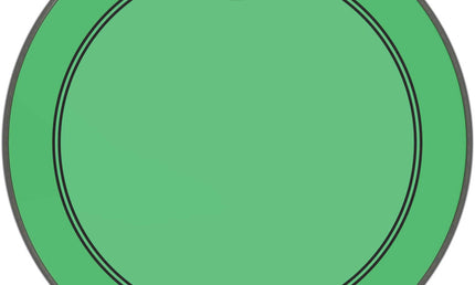 Remo - P3-1322-CT-GN - Powerstroke 3 Colortone bass drumhead, green, 22"