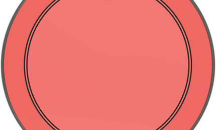 Remo - P3-1322-CT-RD - Powerstroke 3 Colortone bass drumhead, red, 22"