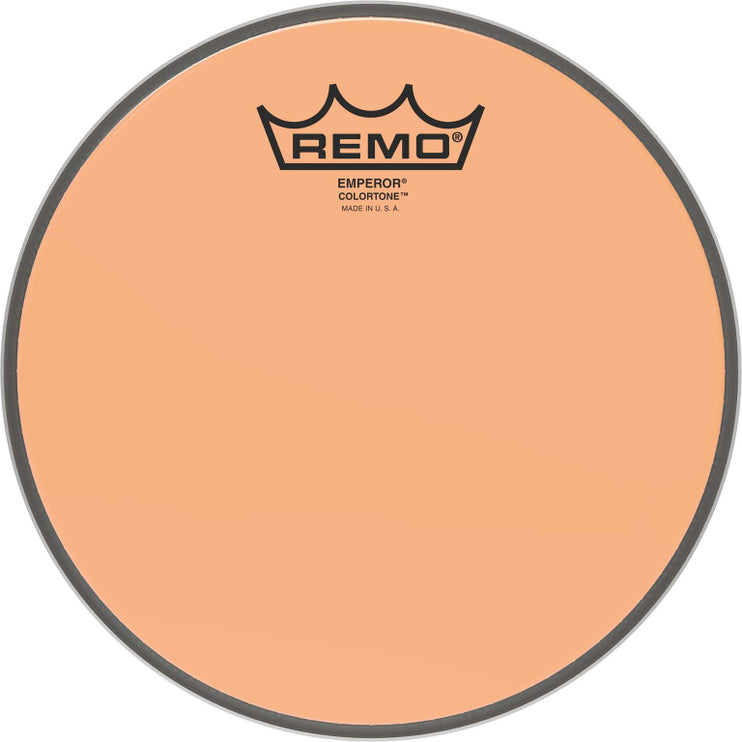 Remo - BE-0308-CT-OG - Emperor Colortone batter drumhead, orange, 8"