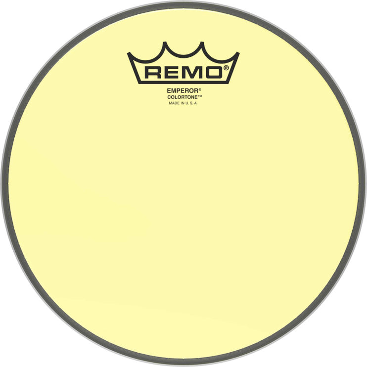 Remo - BE-0308-CT-YE - Emperor Colortone batter drumhead, yellow, 8"