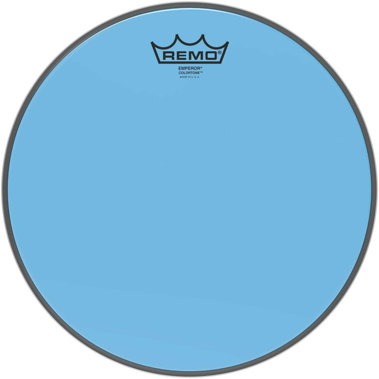 Remo - BE-0312-CT-BU - Emperor Colortone batter drumhead, blue, 12"