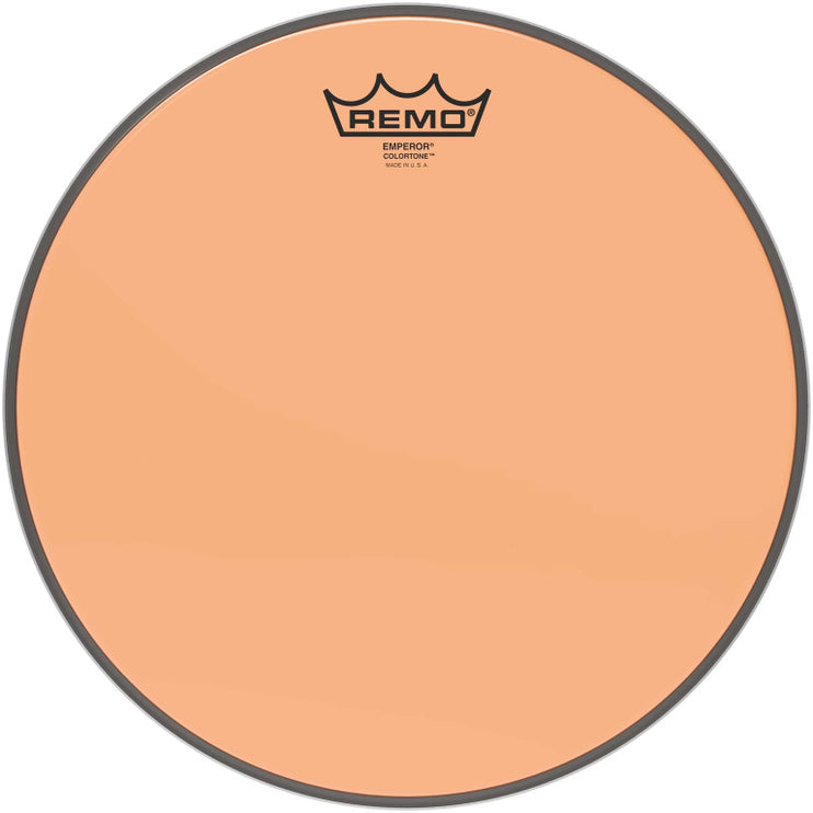 Remo - BE-0312-CT-OG - Emperor Colortone batter drumhead, orange, 12"