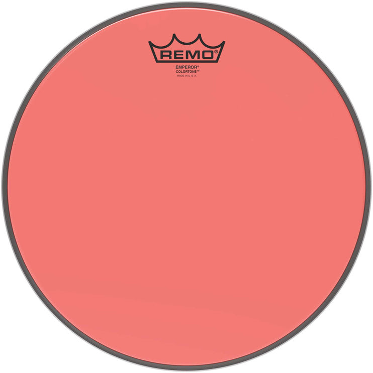Remo - BE-0312-CT-RD - Emperor Colortone batter drumhead, red, 12"