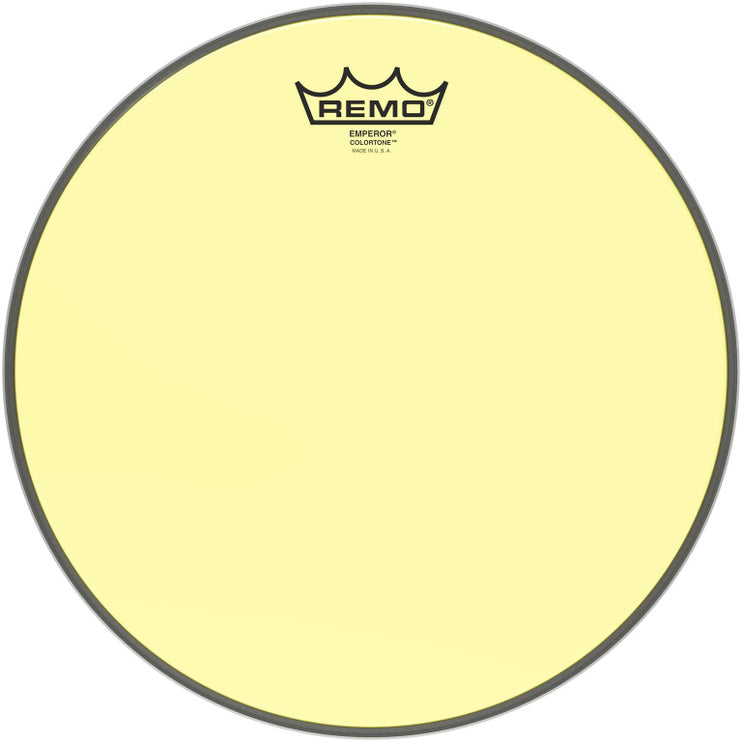 Remo - BE-0312-CT-YE - Emperor Colortone batter drumhead, yellow, 12"