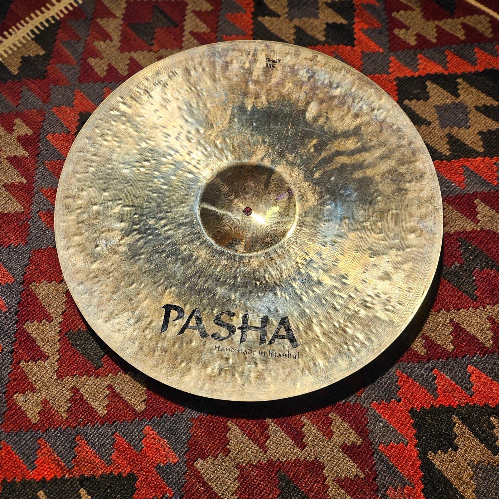 Pasha 20" Rock Ride Cymbal Italian Handmade Vintage