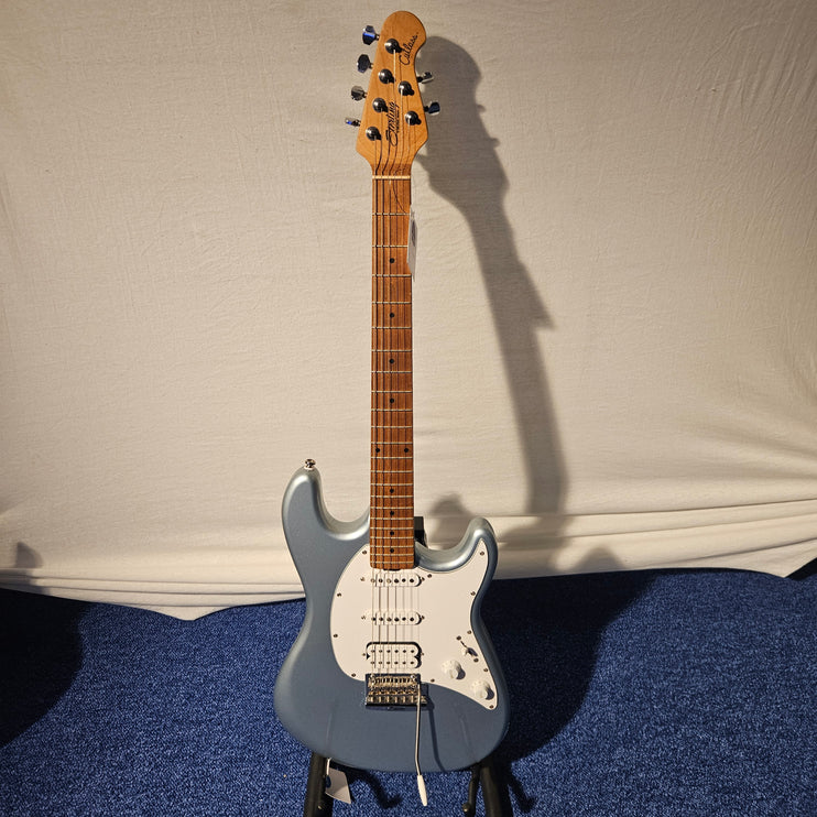 Sterling Cutlass CT50HSS Electric Guitar, Firemist Silver