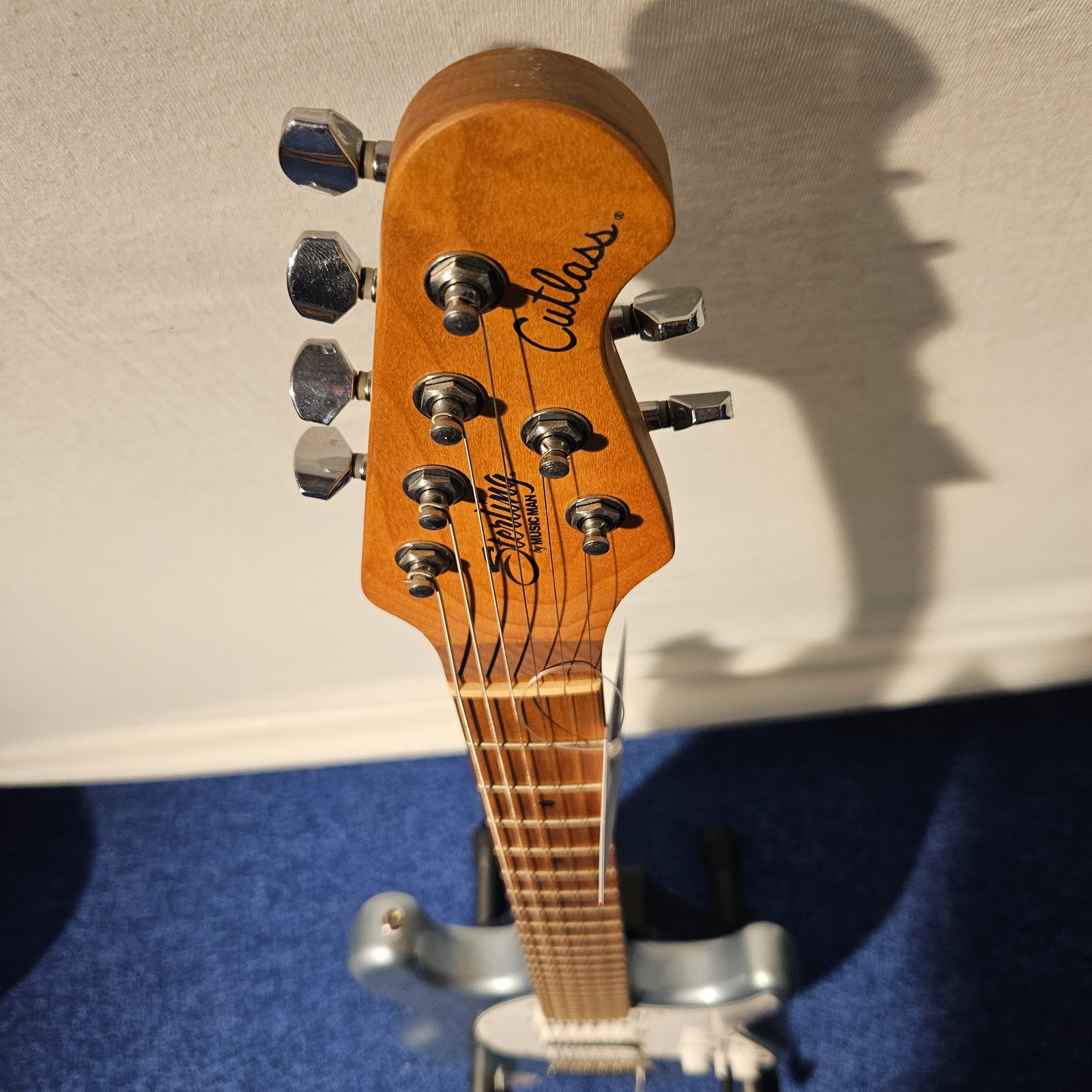 Sterling Cutlass CT50HSS Electric Guitar, Firemist Silver