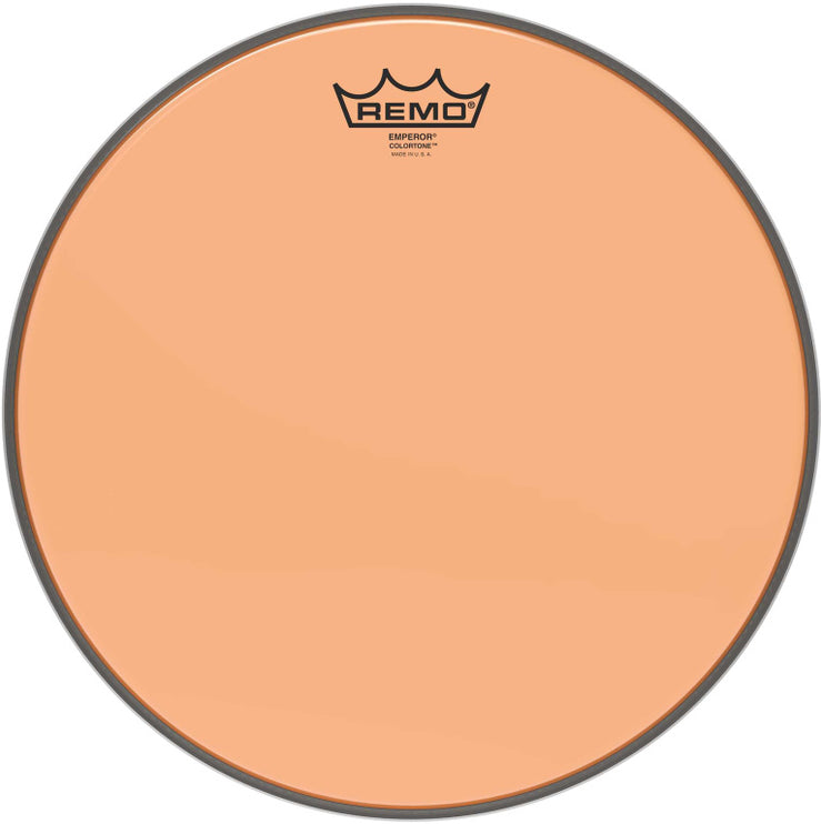 Remo - BE-0313-CT-OG - Emperor Colortone batter drumhead, orange, 13"