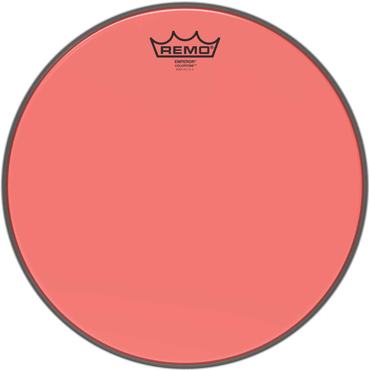 Remo - BE-0313-CT-RD - Emperor Colortone batter drumhead, red, 13"