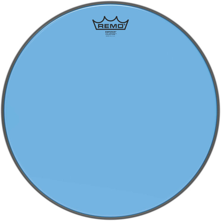 Remo - BE-0315-CT-BU - Emperor Colortone batter drumhead, blue, 15"