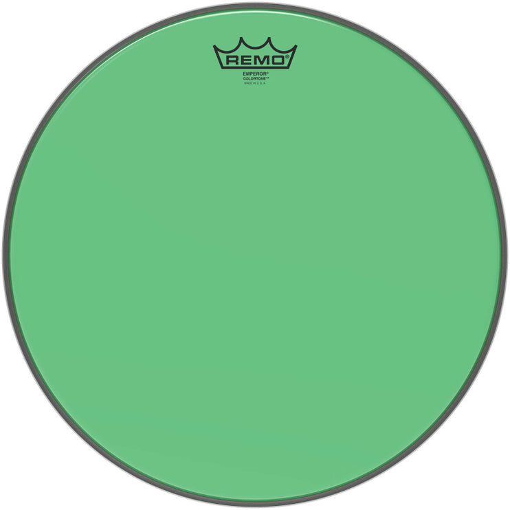 Remo - BE-0315-CT-GN - Emperor Colortone batter drumhead, green, 15"