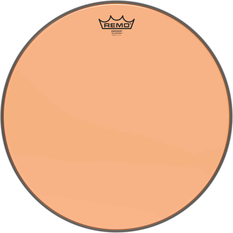 Remo - BE-0316-CT-OG - Emperor Colortone batter drumhead, orange, 16"