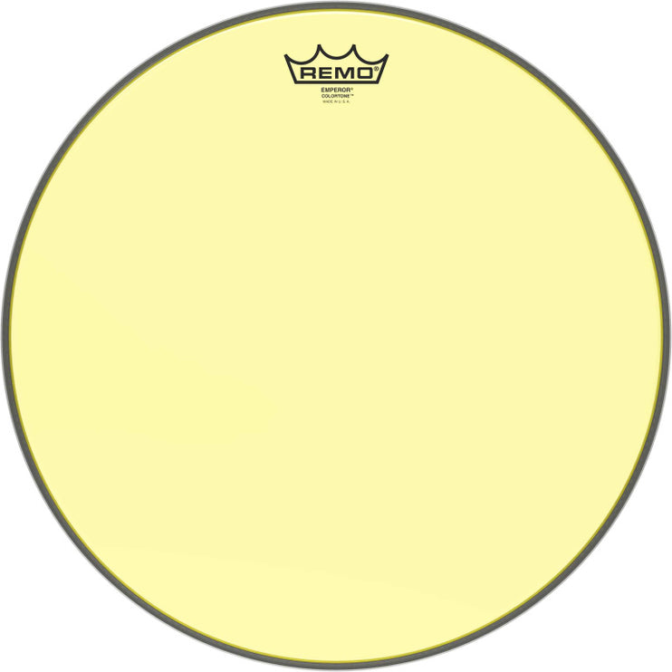 Remo - BE-0316-CT-YE - Emperor Colortone batter drumhead, yellow, 16"