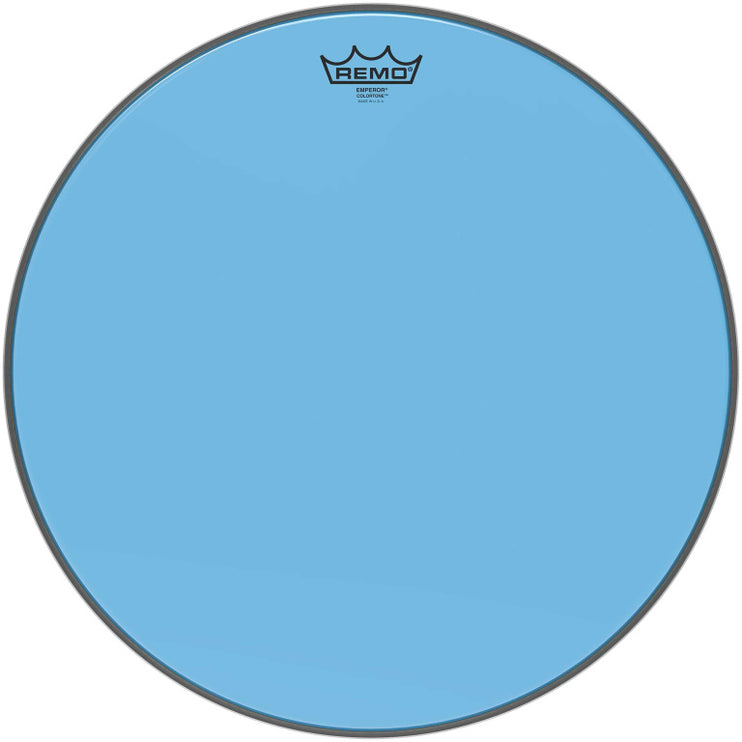 Remo - BE-0318-CT-BU - Emperor Colortone batter drumhead, blue, 18"