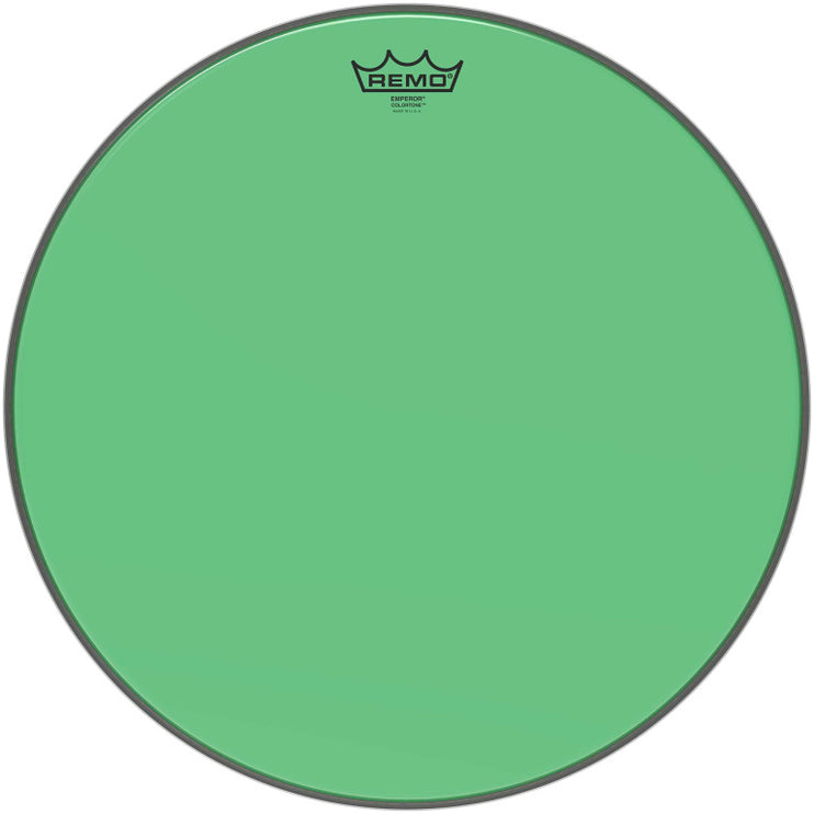 Remo - BE-0318-CT-GN - Emperor Colortone batter drumhead, green, 18"