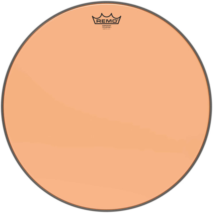 Remo - BE-0318-CT-OG - Emperor Colortone batter drumhead, orange, 18"