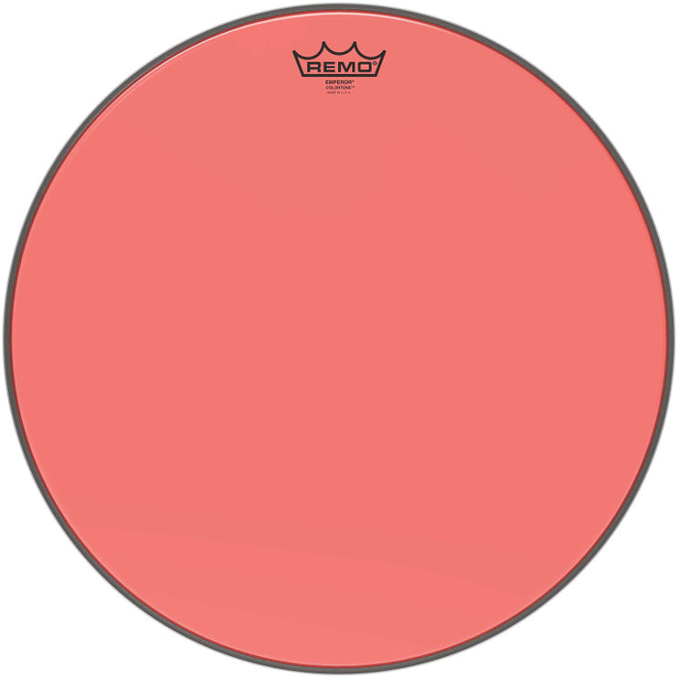 Remo - BE-0318-CT-RD - Emperor Colortone batter drumhead, red, 18"
