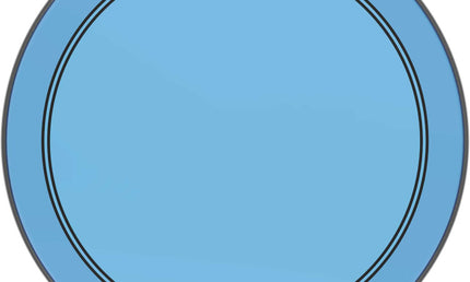 Remo - P3-1318-CT-BU - Powerstroke 3 Colortone bass drumhead, blue, 18"
