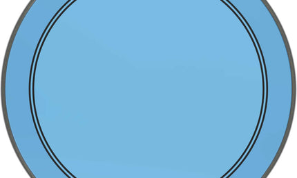 Remo - P3-1320-CT-BU - Powerstroke 3 Colortone bass drumhead, blue, 20"