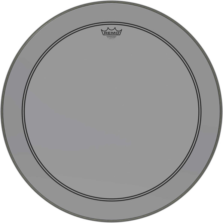 Remo - P3-1326-CT-SM - Powerstroke 3 Colortone bass drumhead, smoke, 26"