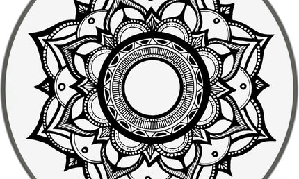 Remo - PE-0012-AB-004 - Artbeat Skyndeep Emperor Clear batter drumhead, 12", Sleep Lotus