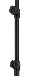 music stand, extra tall, foldable, black, 50x23 cm desk, tube diameter: 1,9 cm, including bag