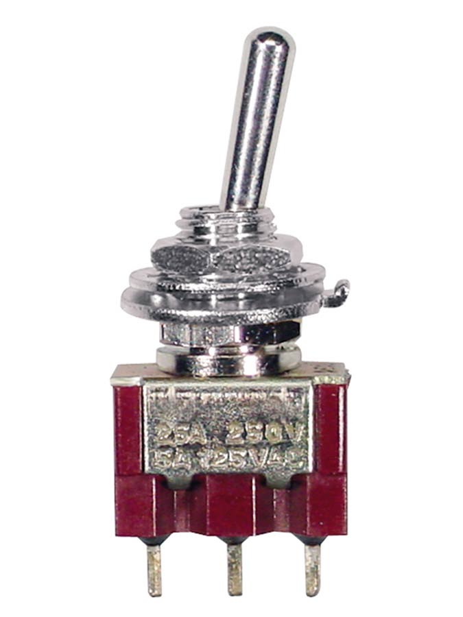 Boston - SW-158-N - mini toggle switch 2-way, on-on, 1-pole, nickel
