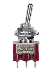 Boston - SW-160-N - mini toggle switch 2-way, on-on, 2-pole, nickel