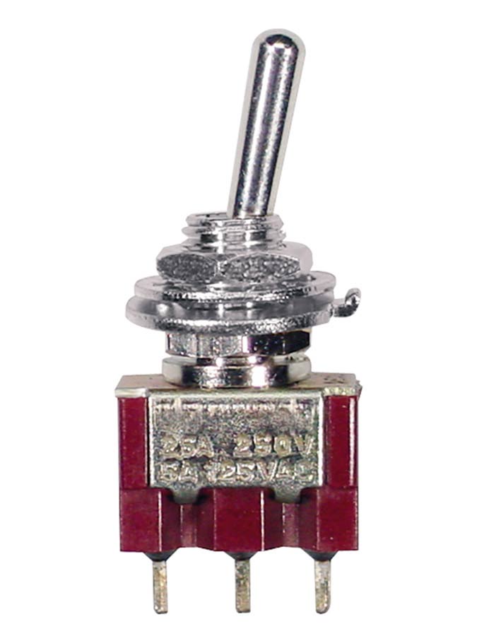 Boston - SW-160-N - mini toggle switch 2-way, on-on, 2-pole, nickel