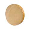 hand drum, rawhide skin, 12", wood, natural finish