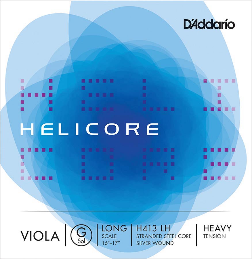 D'Addario H413-LH Altvioolsnaar G-3 16"+ Heavy Zilver
