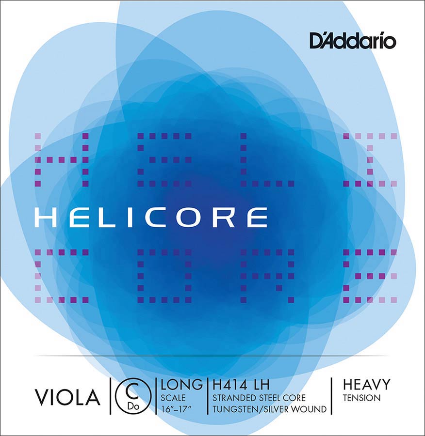 D'Addario H414-LH Altvioolsnaar C-4 16"+ Heavy Wolfram/Zilver