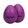 shaker eggs, plastic, pair, purple, 25 grams