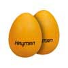 shaker eggs, plastic, pair, orange, 40 grams