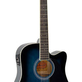 Richwood - RD-12-CEBS - acoustic guitar – Blue Sunburst