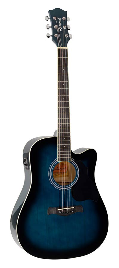 Richwood - RD-12-CEBS - acoustic guitar – Blue Sunburst