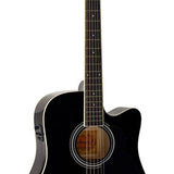 Richwood - RD-12-CEBK - acoustic guitar – Heads, Black