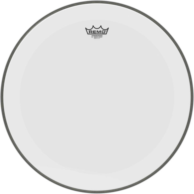 Remo - P3-1220-C1 - 20" Powerstroke 3 Smooth White bass drum head