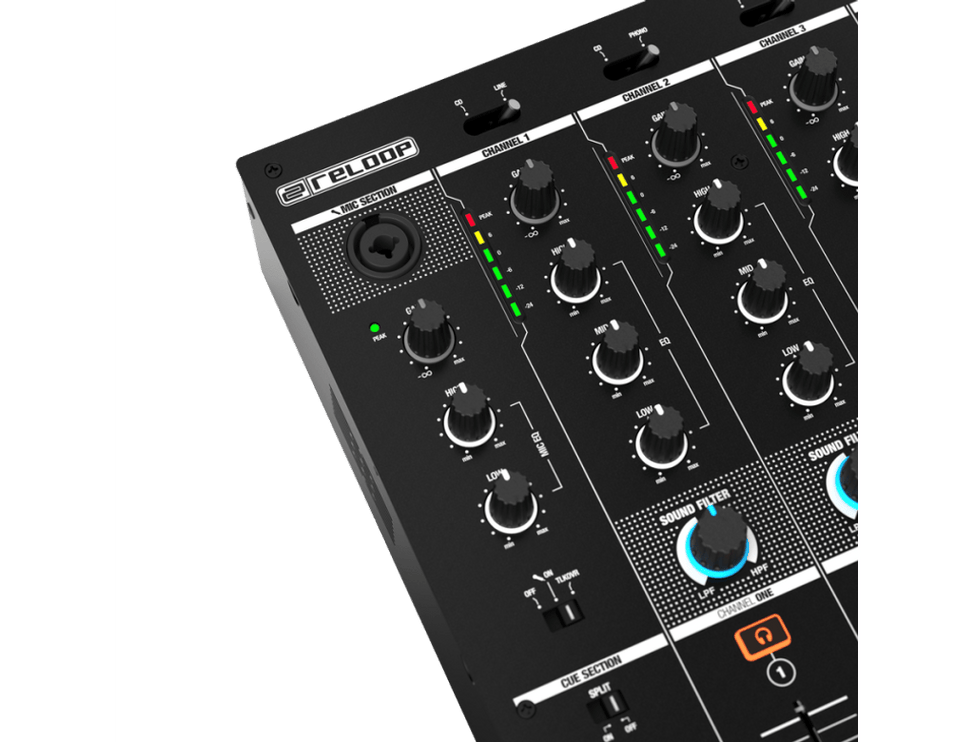 Reloop RMX-44BT Ideaal voor als het feestje in een karaoke veranderd