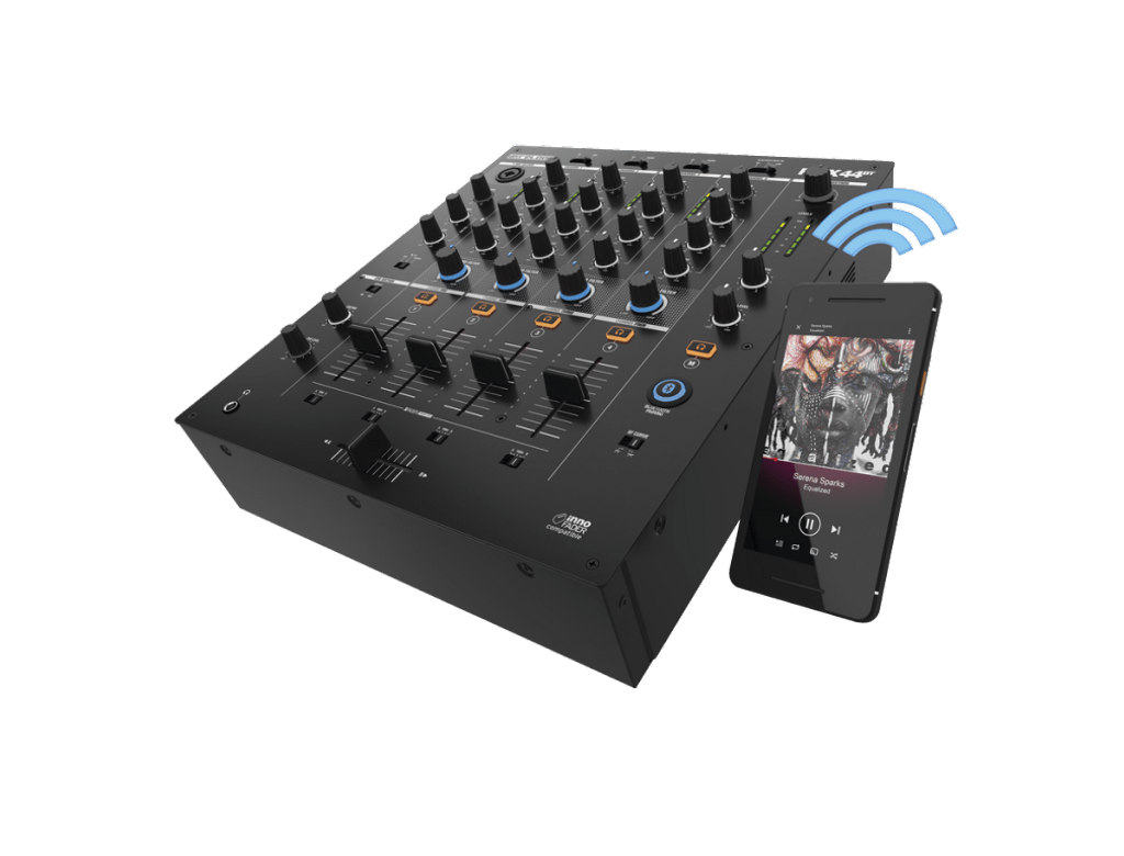 Reloop RMX-44BT Ideaal voor als het feestje in een karaoke veranderd