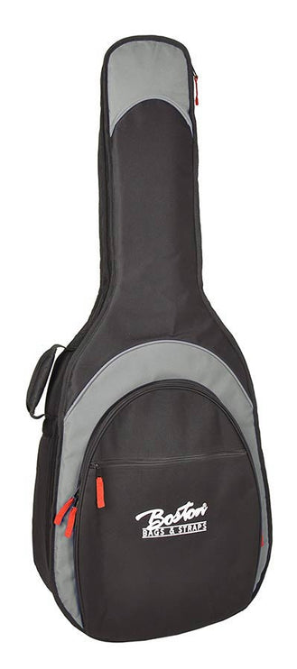 Boston - K-25-BG - Gig Bag For Classic Guitar, 25 Mm. Padding, Multiple Pockets, Black And Grey