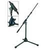 microphone stand, telesc.boom, black, max height 50cm