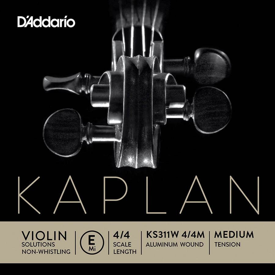 D'Addario KS311W-44M Non-whistling vioolsnaar E-1 Aluminium Omwonden