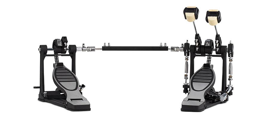 double bass drum pedal, double chain, semi-professional model