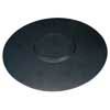 practice drum pad, to be placed on snare drum, rubber, 14", extra thick center section