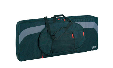 keyboard bag, 25 mm. padded, black & grey, 980 x 400 x 170 mm.