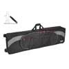 stage piano bag, 25 mm. padded, black & grey, with wheels, 1400 x 380 x 165 mm.