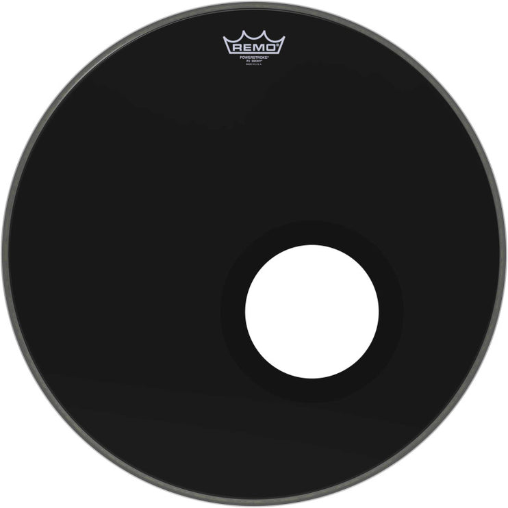 Remo - P3-1020-ES-DM - 20" Powerstroke 3 Ebony bass drum head
